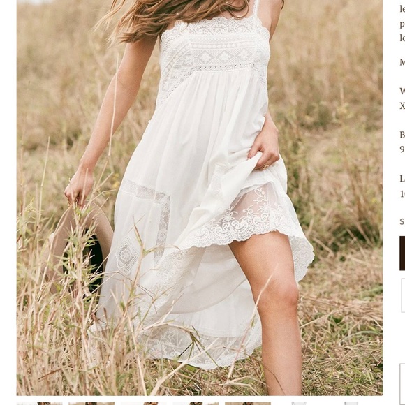 🌸SPELL🌸 Peaches Slip Dress - Picture 1 of 16